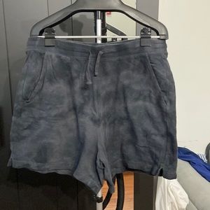 Black Tie Dyed High Waisted Shorts from Old Navy